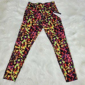 Nanette Lepore Women's Size M Abstract Print Compression Leggings Back Pocket